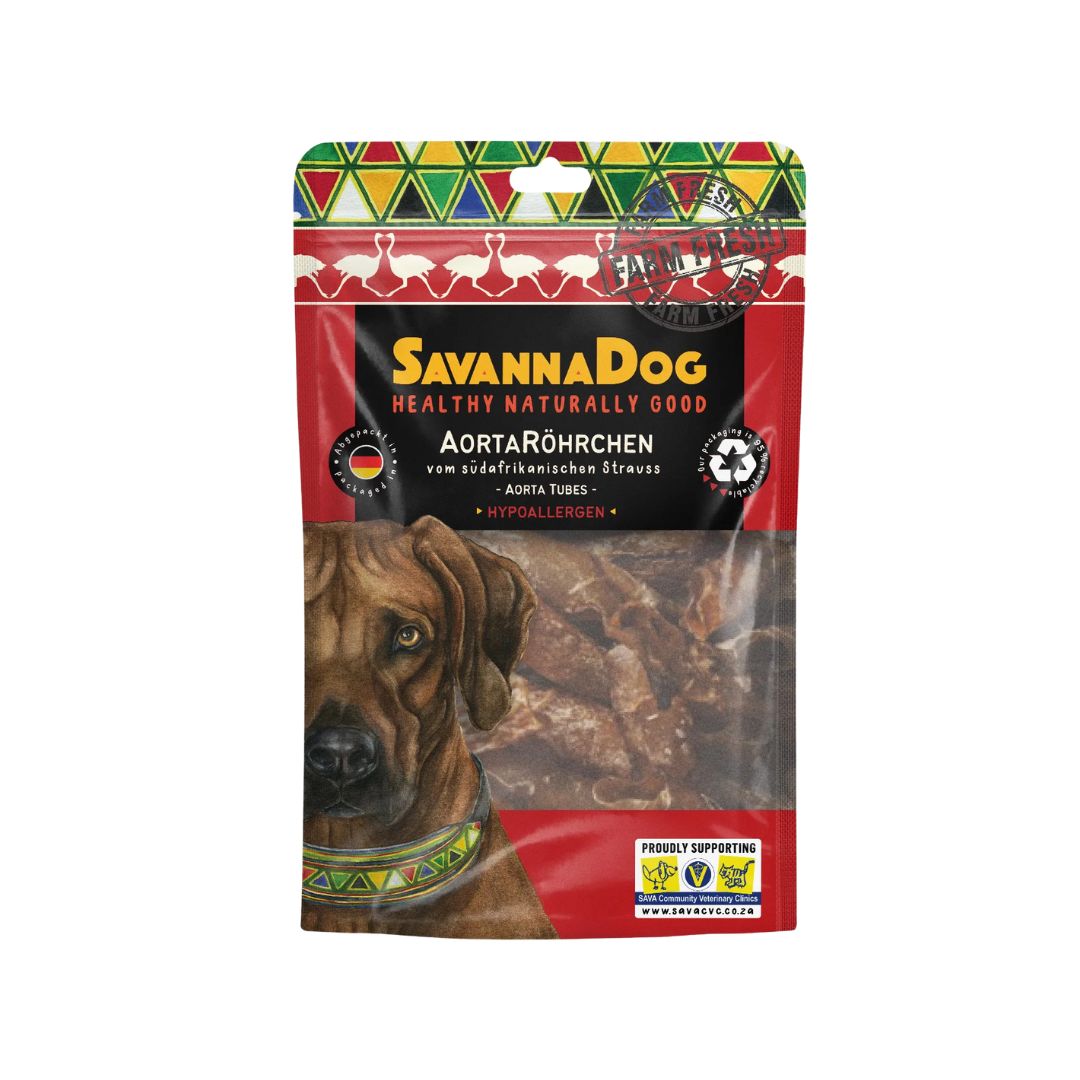 Savanna Dog Strutsin aortta 70 g pussi