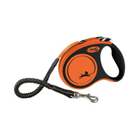 Flexi Xtreme 5 m kelatalutin koiralle nauhalla, oranssi