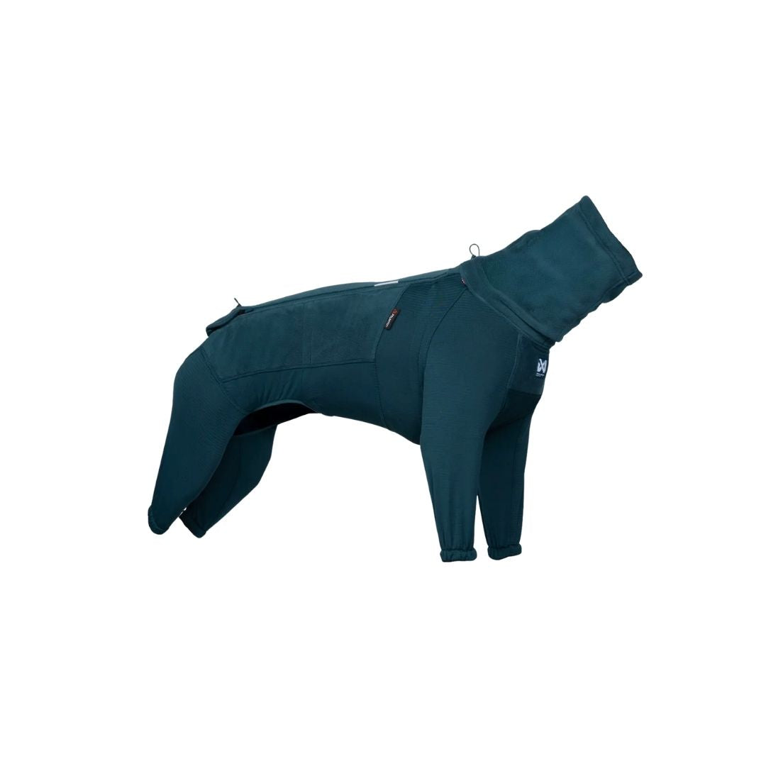 Non-Stop Dogwear Trail Quest Fleece Overall haalari, Dark Teal