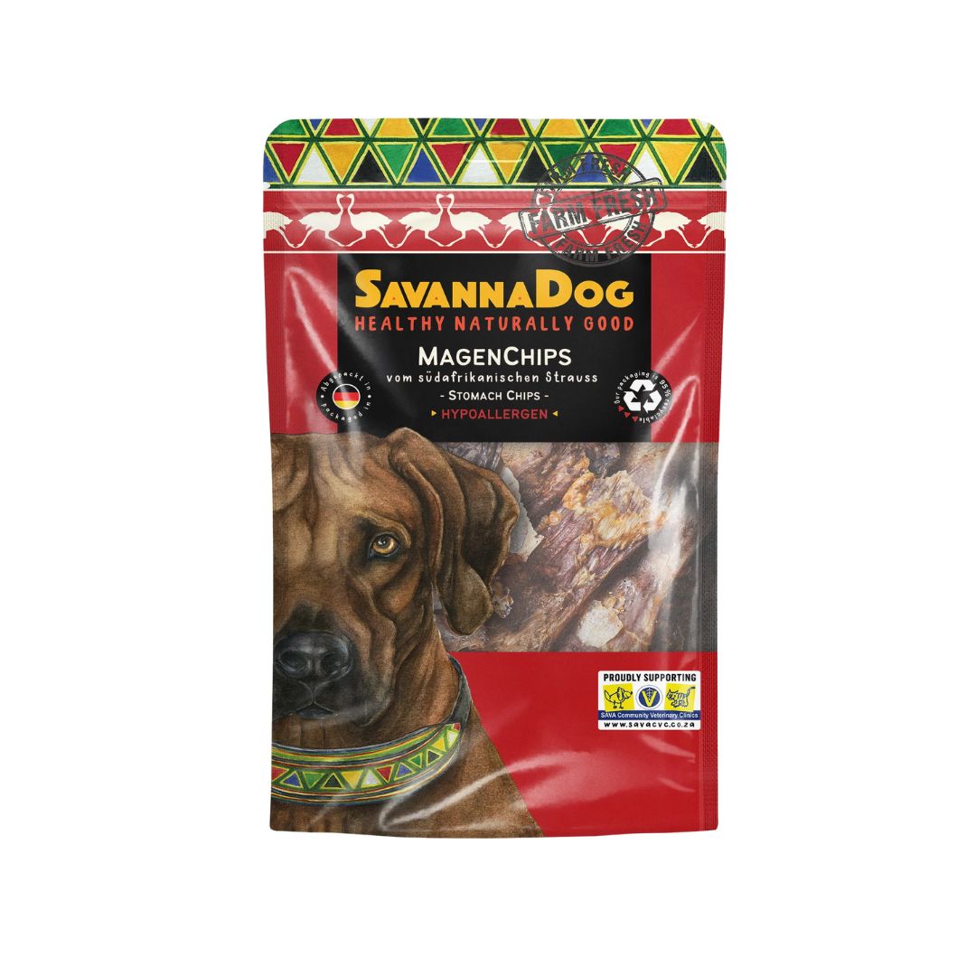 Savanna Dog Strutsin mahalastu pussi 150 g