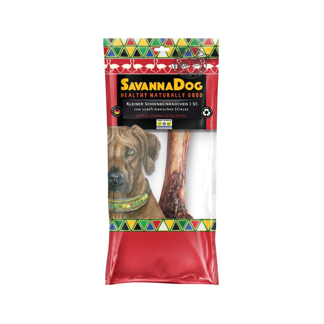 Savanna Dog Strutsin sääriluu pussi