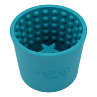 LickiMat Yoggie Pot koiran aktivointlelu, turkoosi