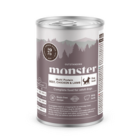 Monster Dog nauta, kana ja lammas 400 g