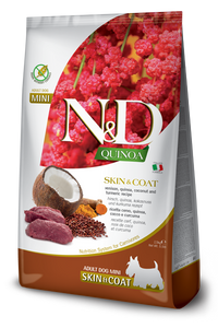 N&D Dog Skin & Coat Peura Mini viljaton kuivaruoka 2,5 kg