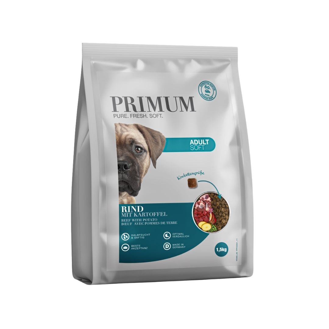 Primum Soft Puolikostea nappula Nauta-Peruna Sivusta