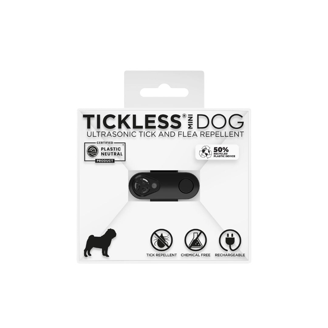 Tickless pet mini musta pakkaus