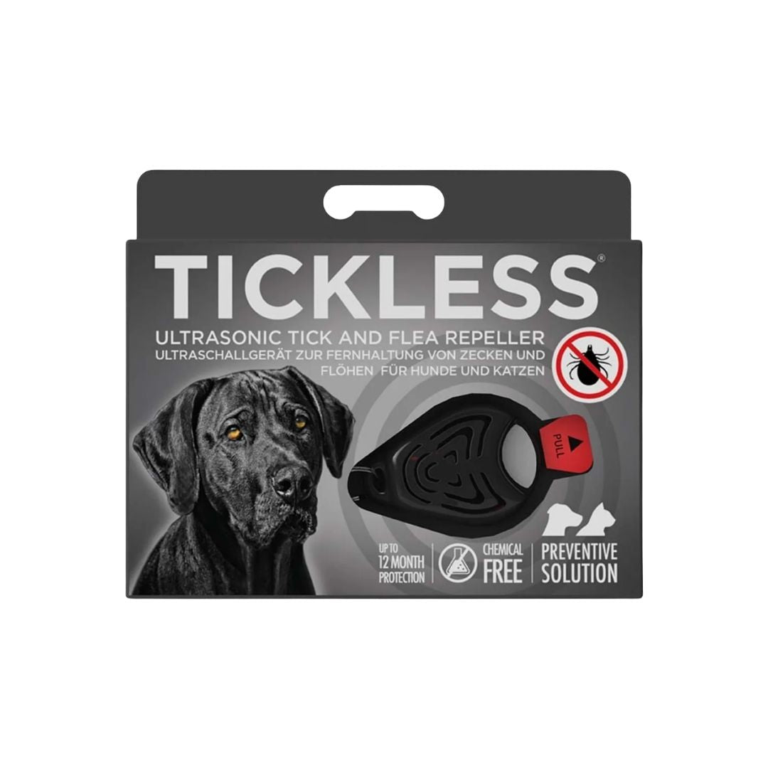 Tickless pet musta pakkaus